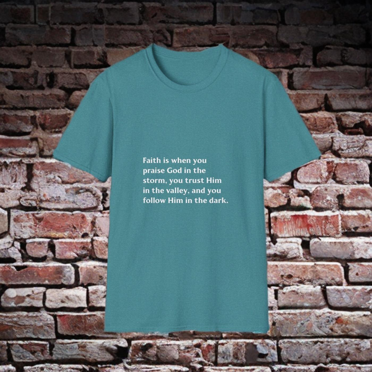 FAITH IS WHEN YOU PRAISE GOD IN THE STORM - TEE