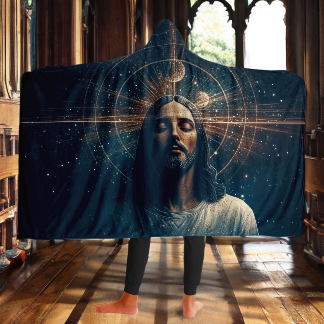 JESUS & THE STARS - HOODED BLANKET