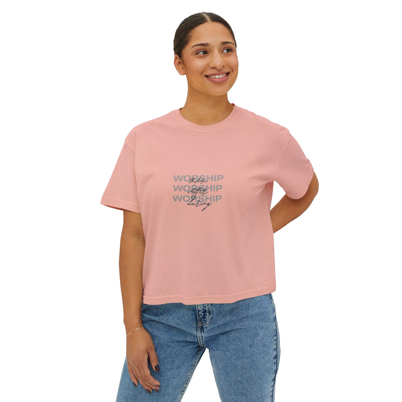 WORSHIP - BOXY TEE
