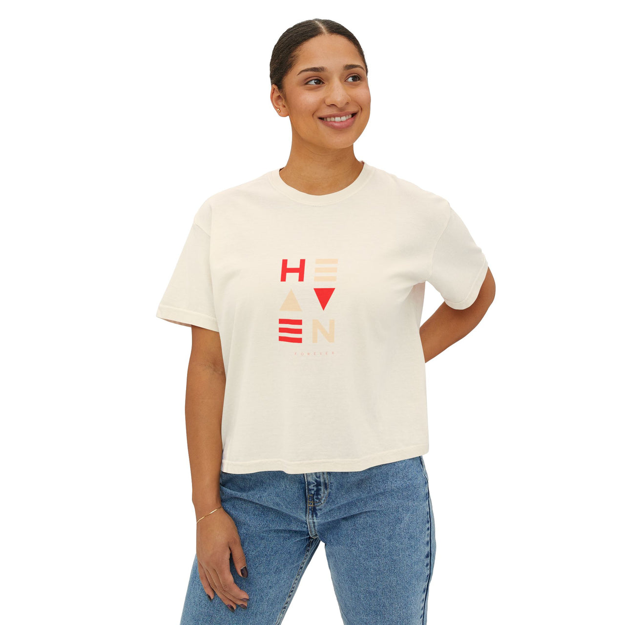 HEAVEN IS FOREVER - BOXY TEE