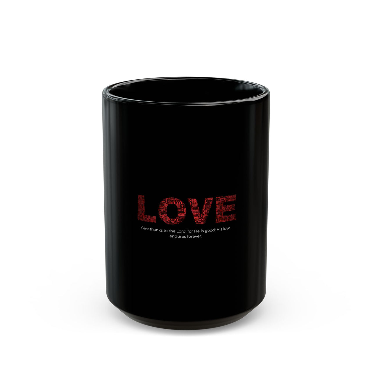 LOVE - BLACK MUG