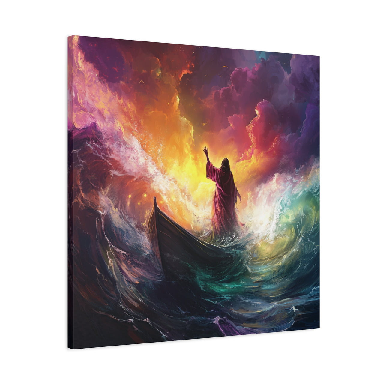 JESUS MOVING OCEANS CANVAS