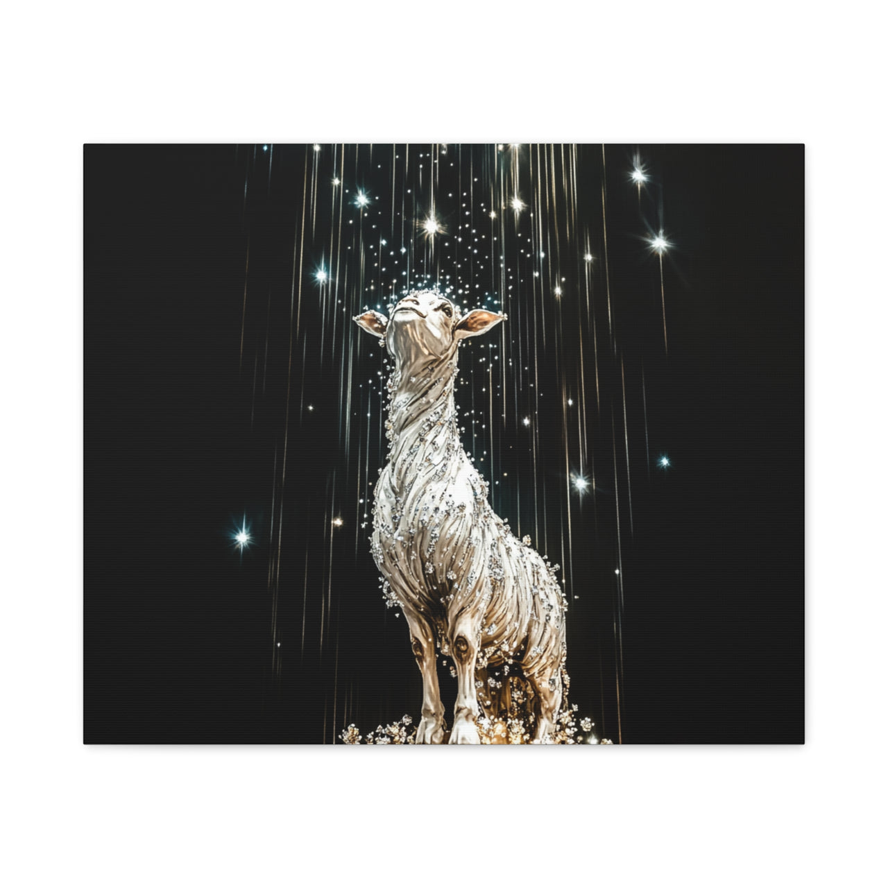 LAMB IN THE STARS - CANVAS