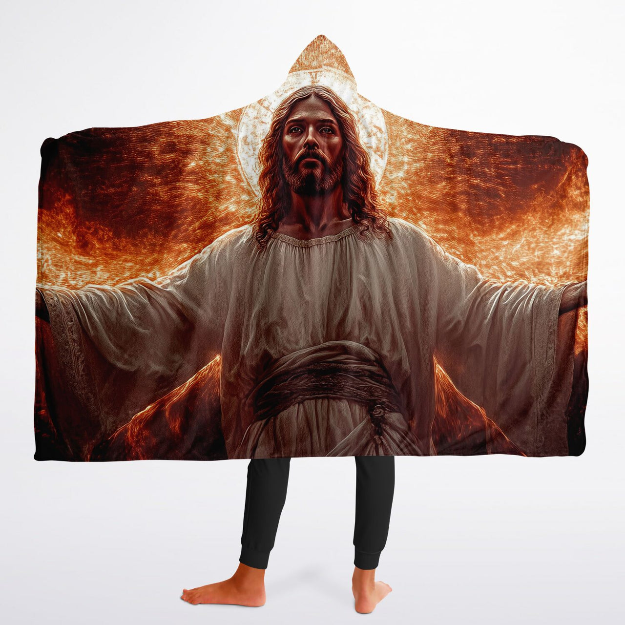 THE LIGHT OF JESUS - HOODED BLANKET