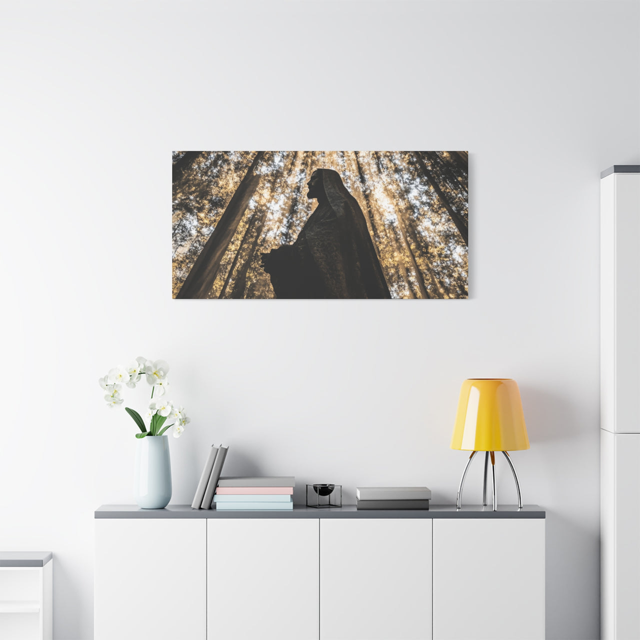 JESUS IN THE FOREST - CANVAS