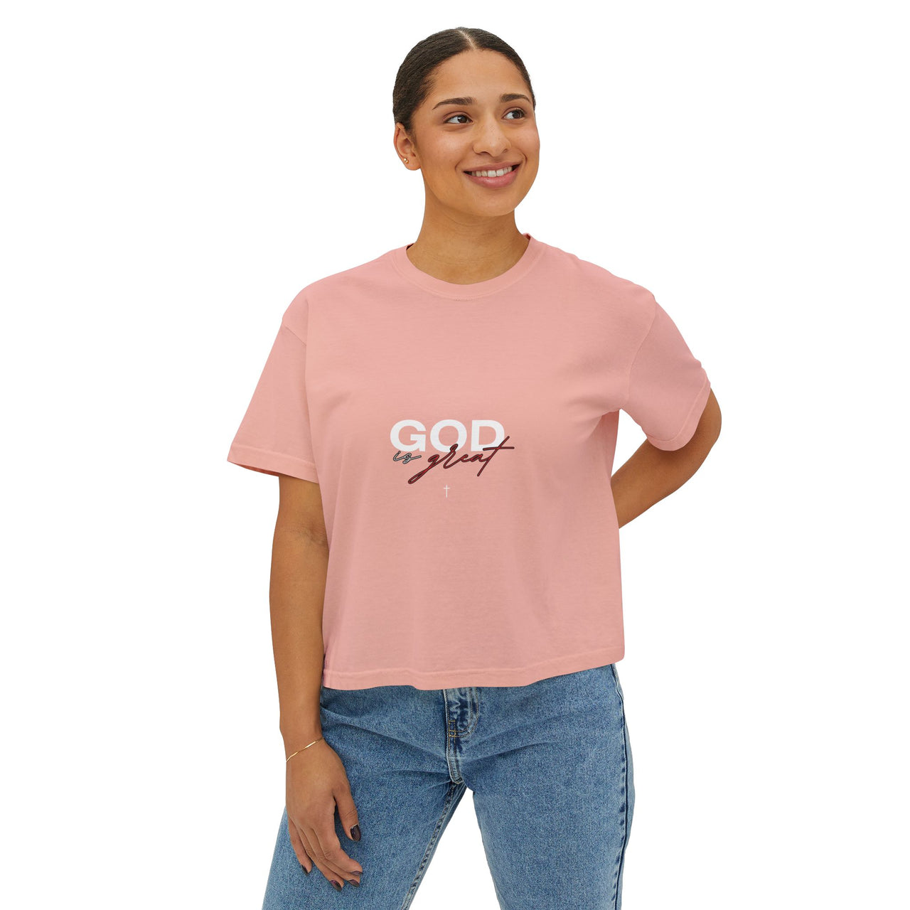 GOD IS GREAT - BOXY TEE