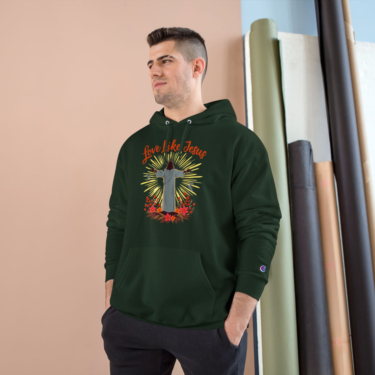 LOVE LIKE JESUS - CHAMPION HOODIE