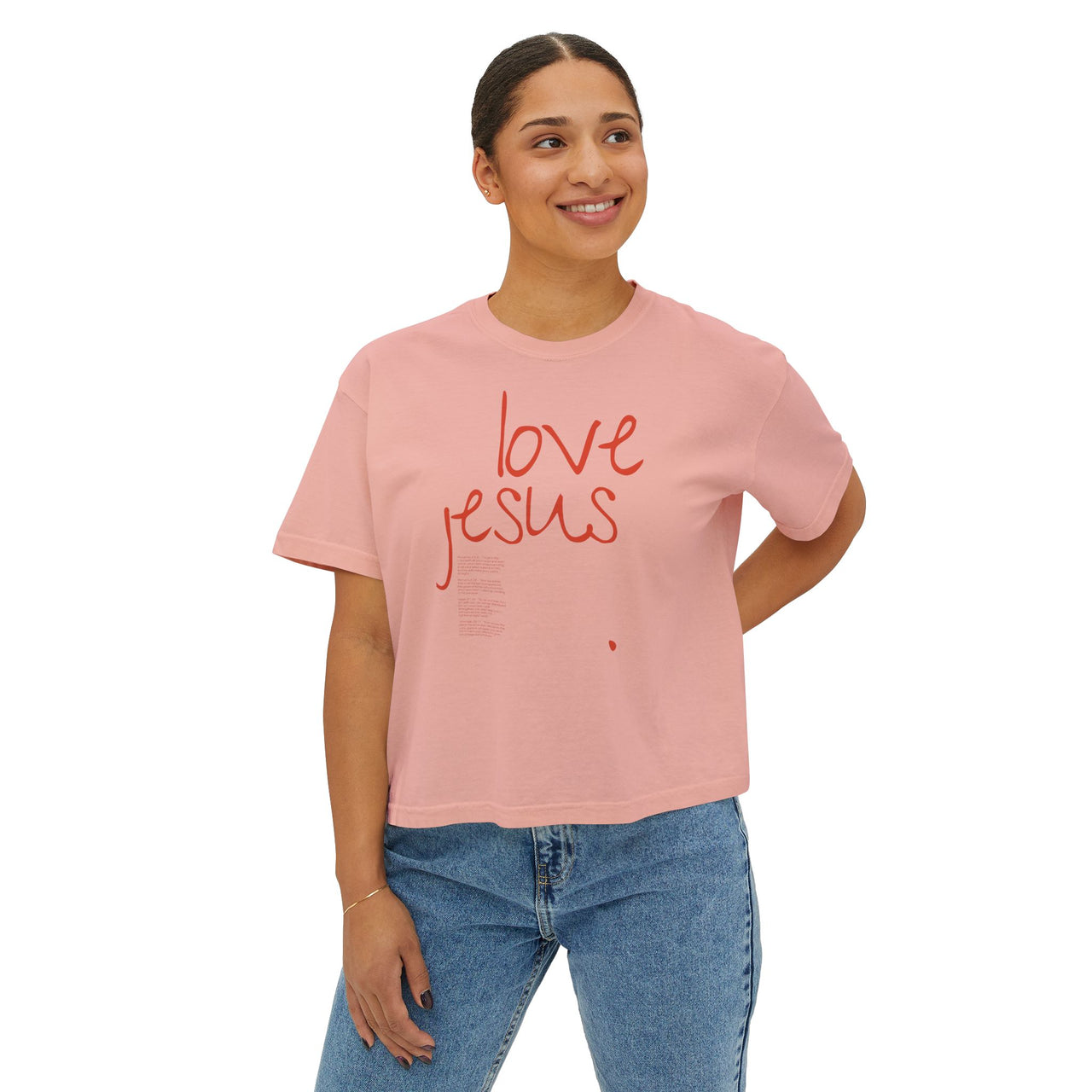 LOVE JESUS - BOXY TEE