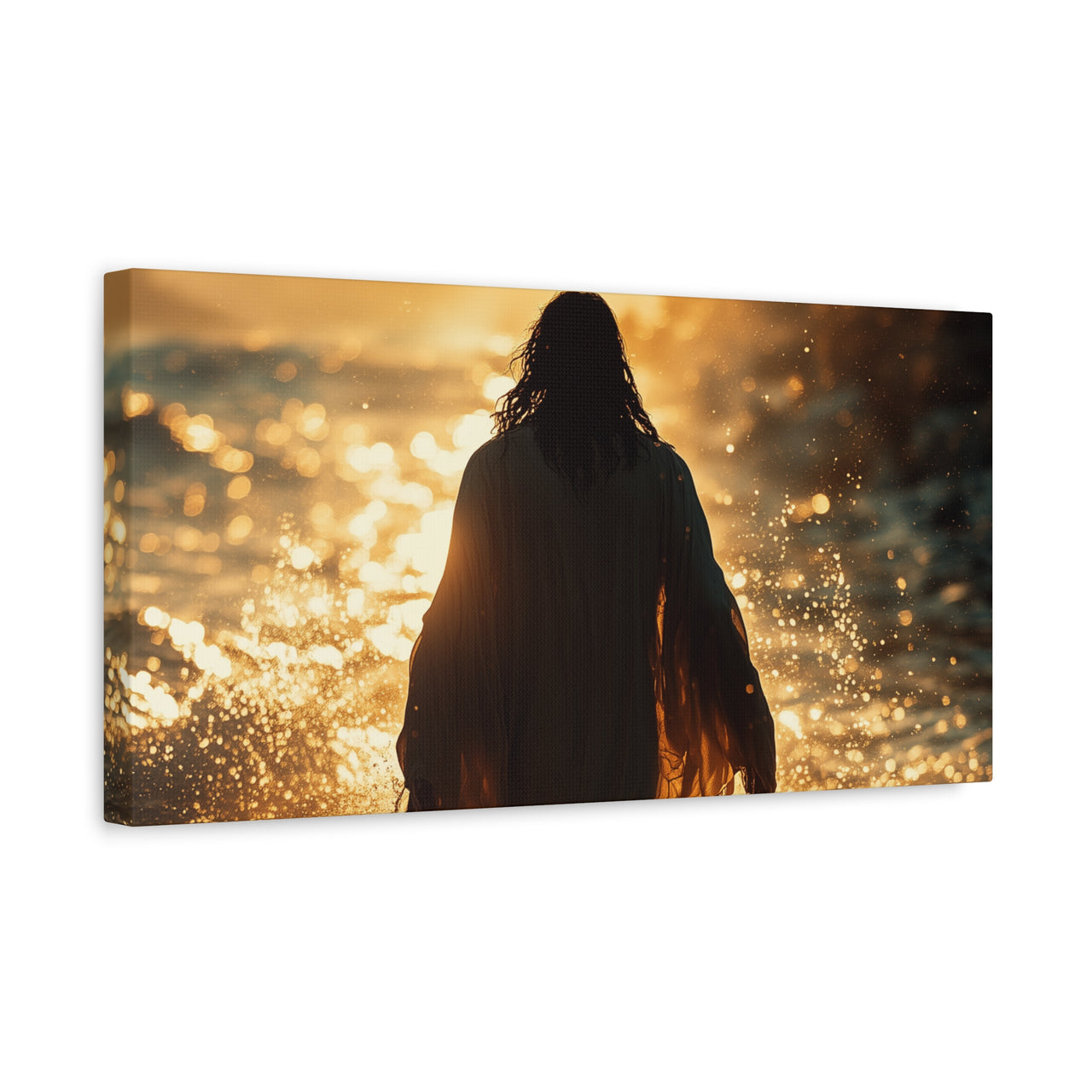 JESUS MOVES WATERS - CANVAS