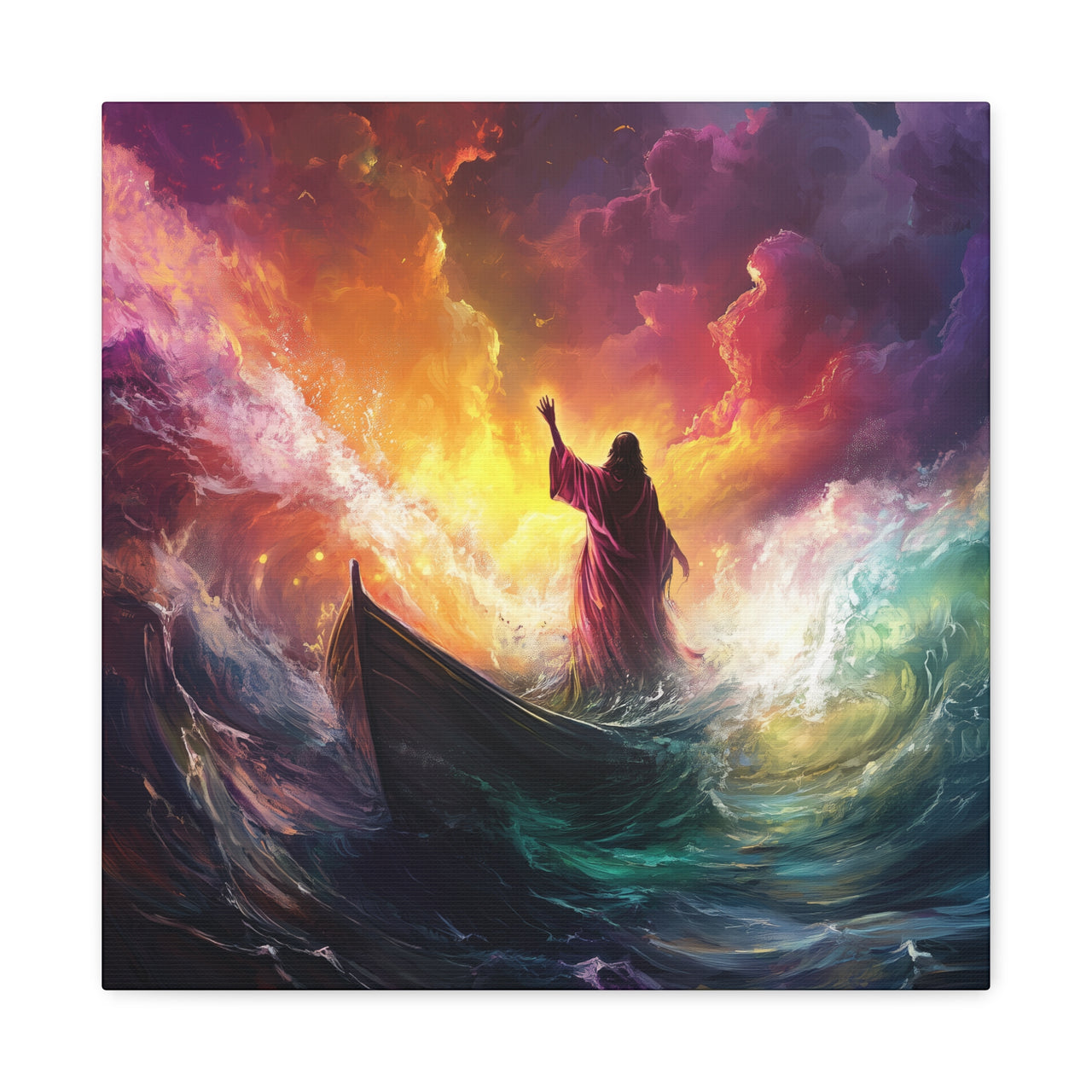 JESUS MOVING OCEANS CANVAS