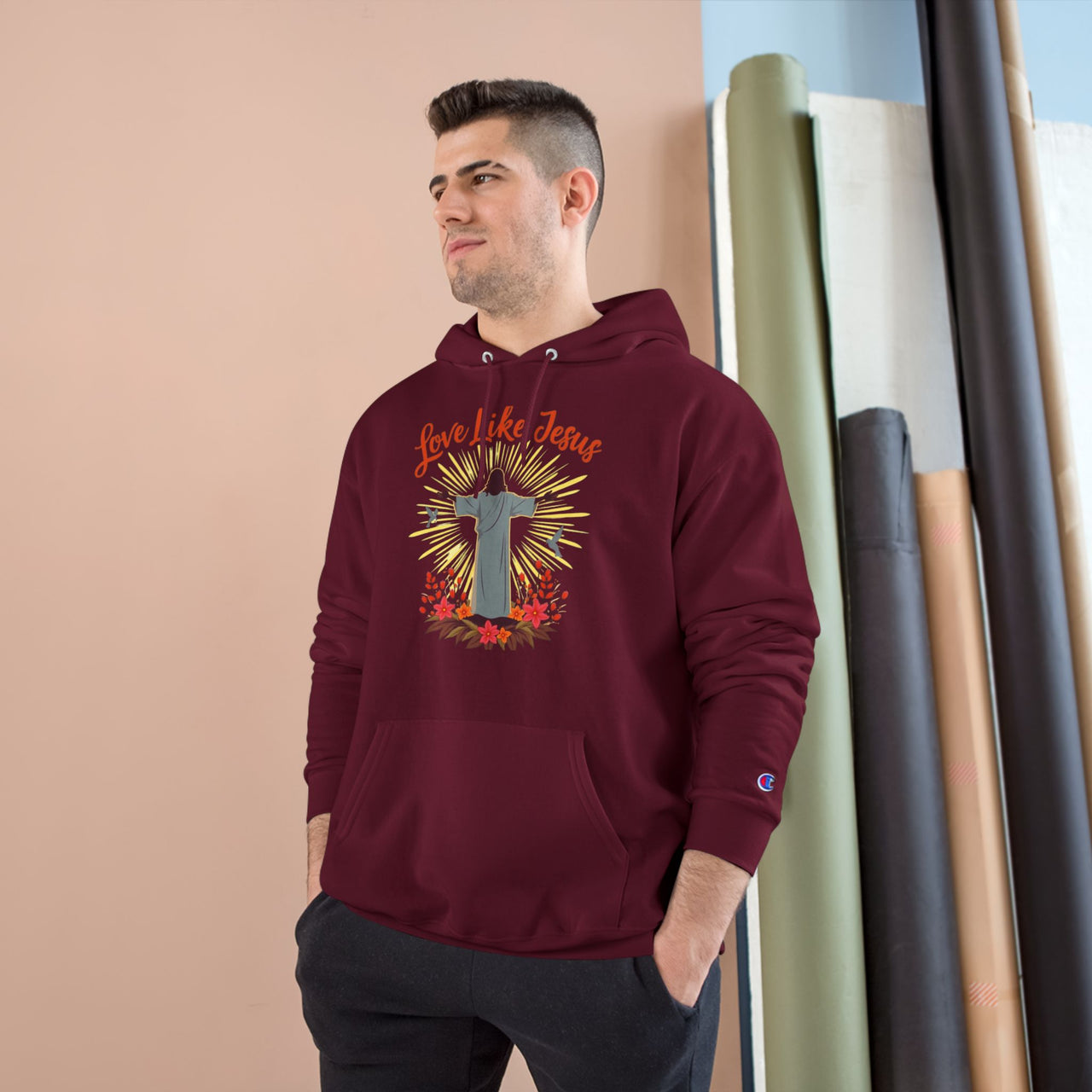 LOVE LIKE JESUS - CHAMPION HOODIE