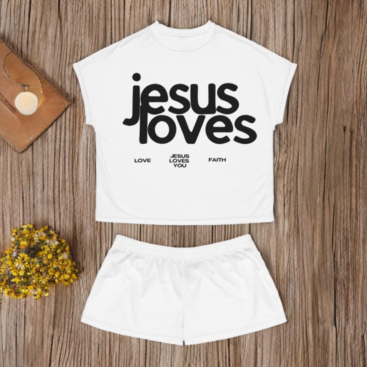 JESUS LOVES - PAJAMA SET