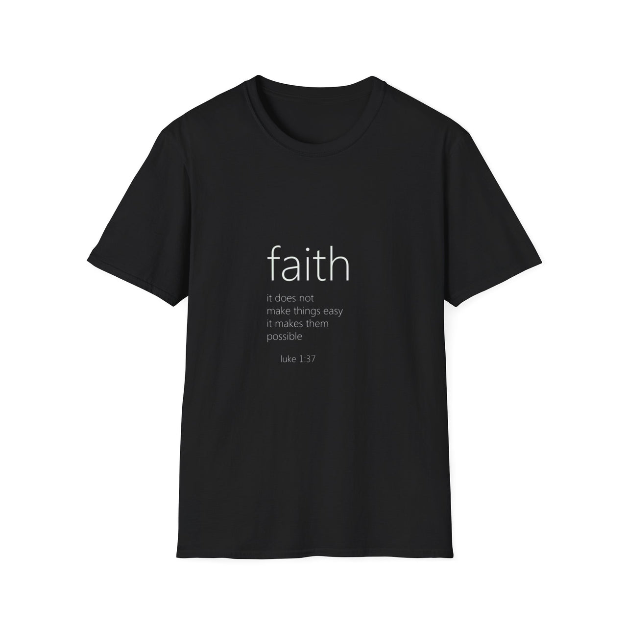 FAITH LUKE 1:37 - TEE