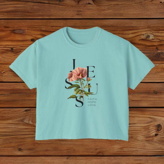FAITH HOPE LOVE - BOXY TEE