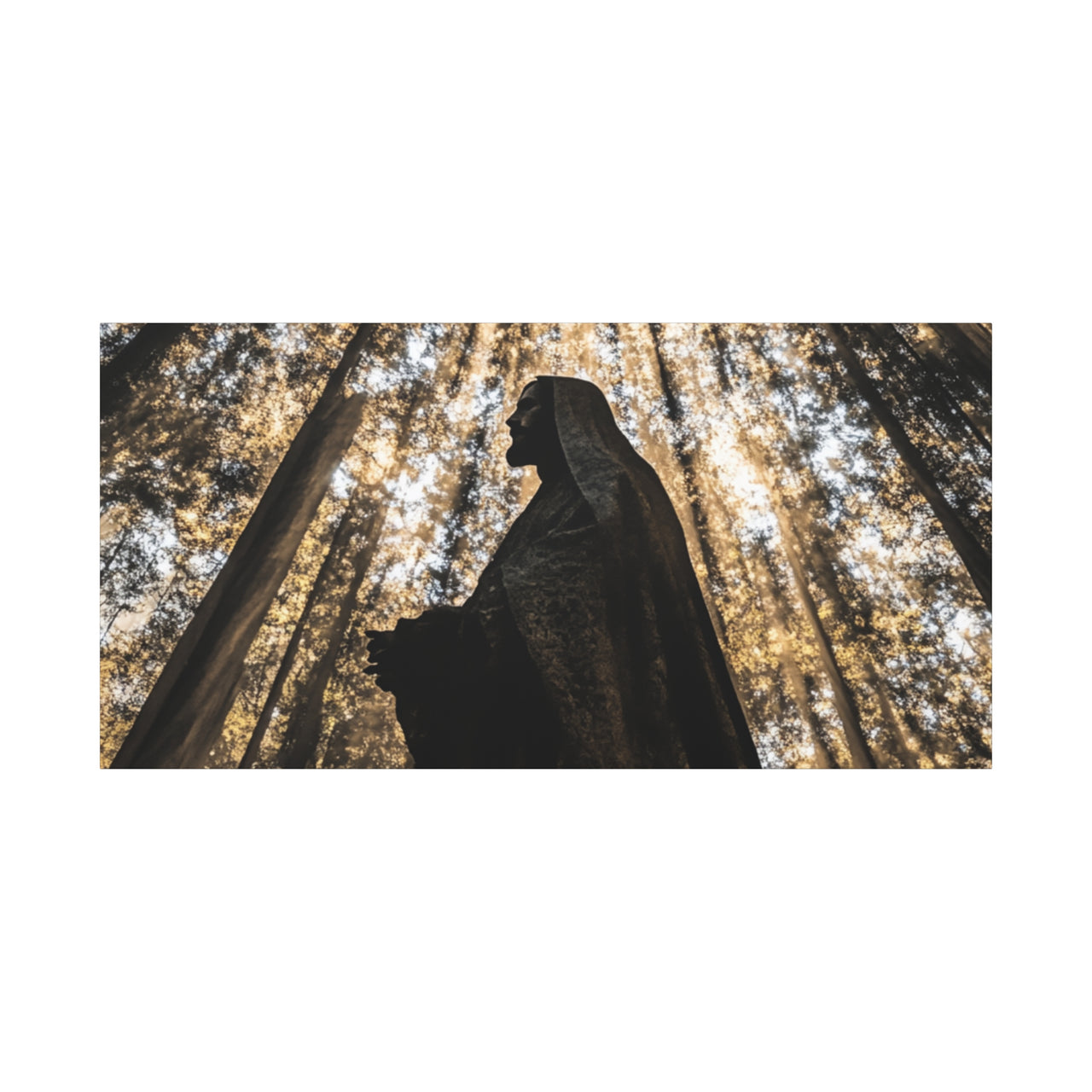 JESUS IN THE FOREST - CANVAS