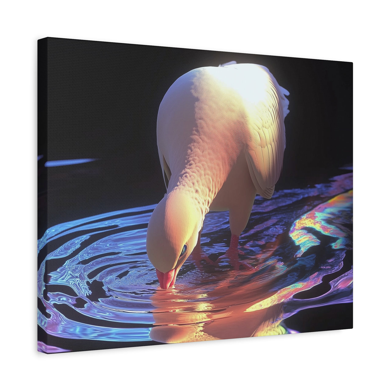 DOVE IN THE HOLY WATER - CANVAS