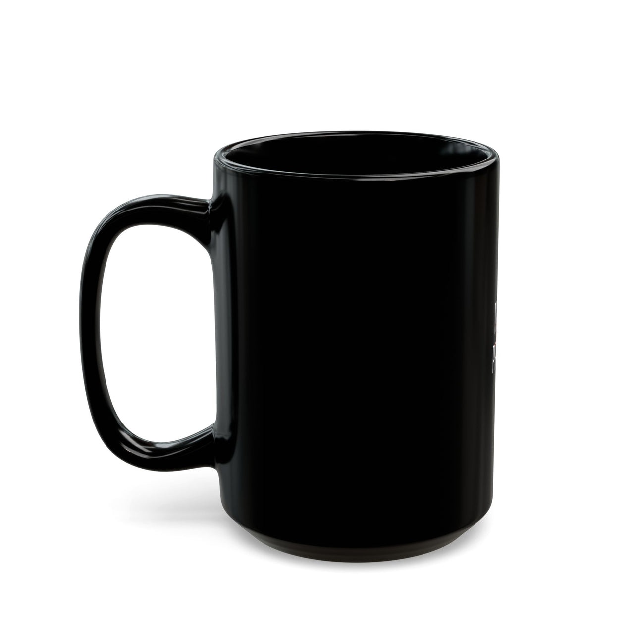 NEVER STOP PRAYING - BLACK MUG