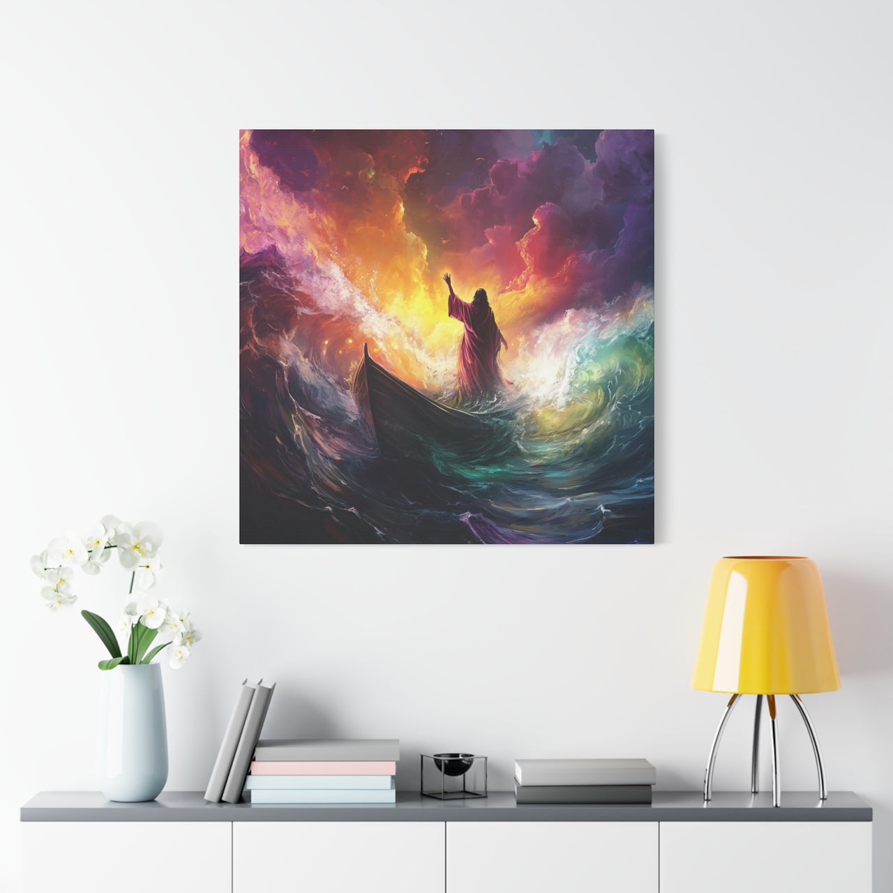 JESUS MOVING OCEANS CANVAS