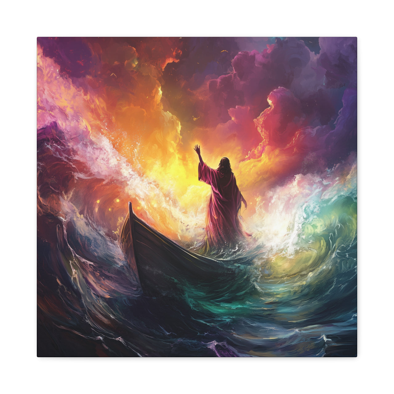 JESUS MOVING OCEANS CANVAS