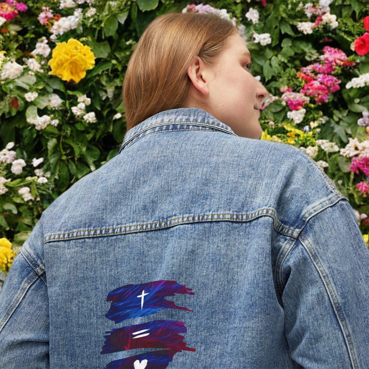 CHRIST IS LOVE - DENIM JACKET
