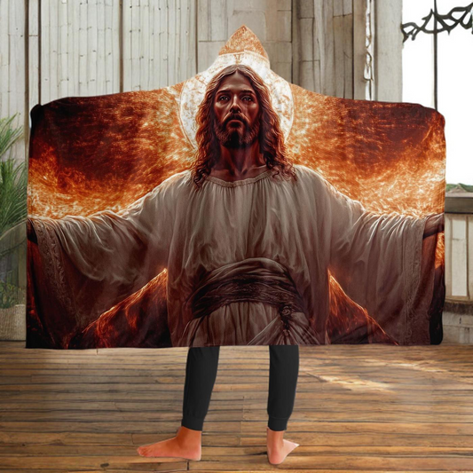 THE LIGHT OF JESUS - HOODED BLANKET