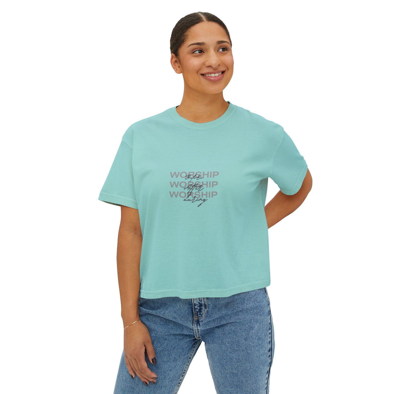 WORSHIP - BOXY TEE