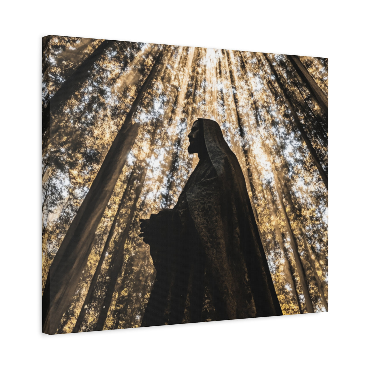 JESUS IN THE FOREST - CANVAS