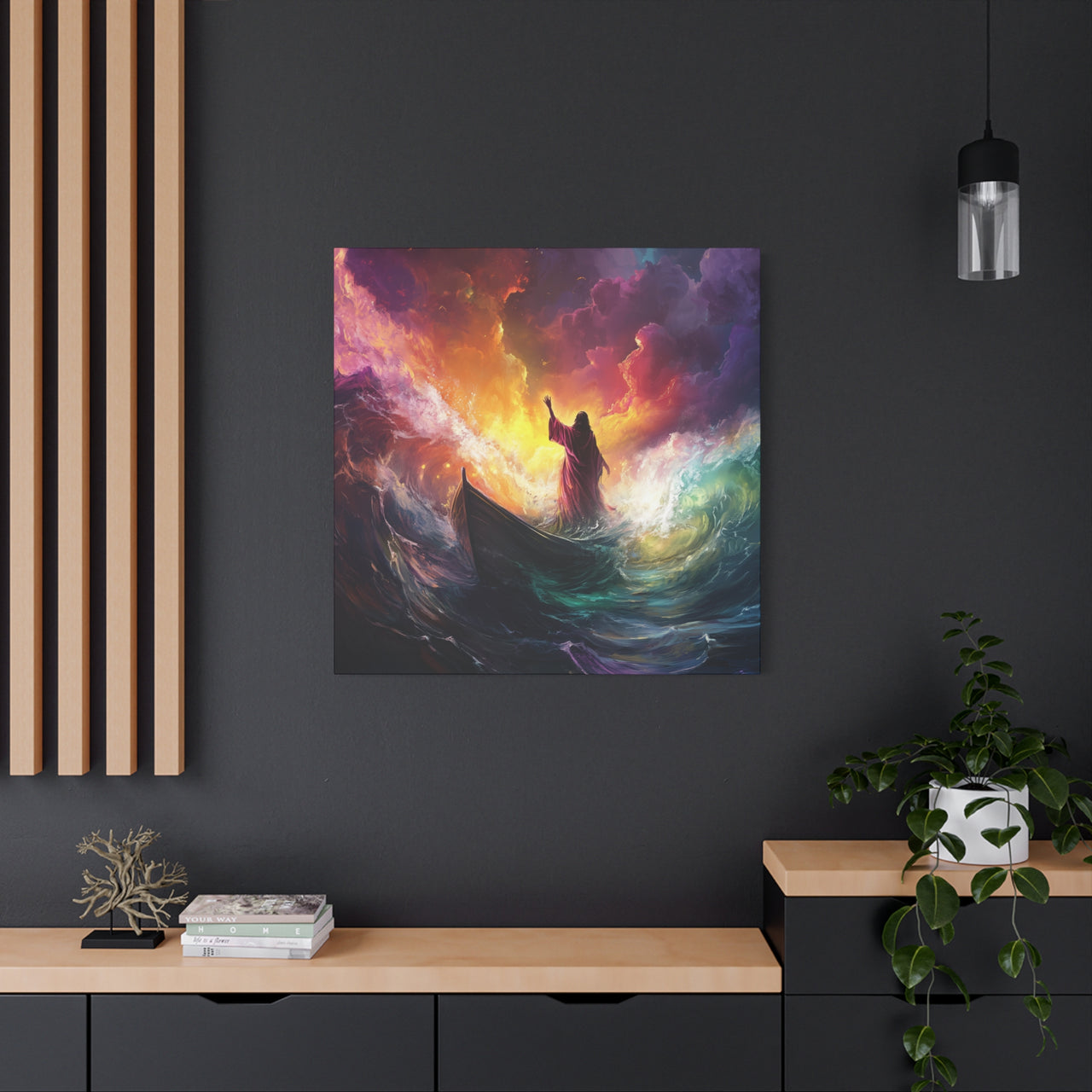 JESUS MOVING OCEANS CANVAS