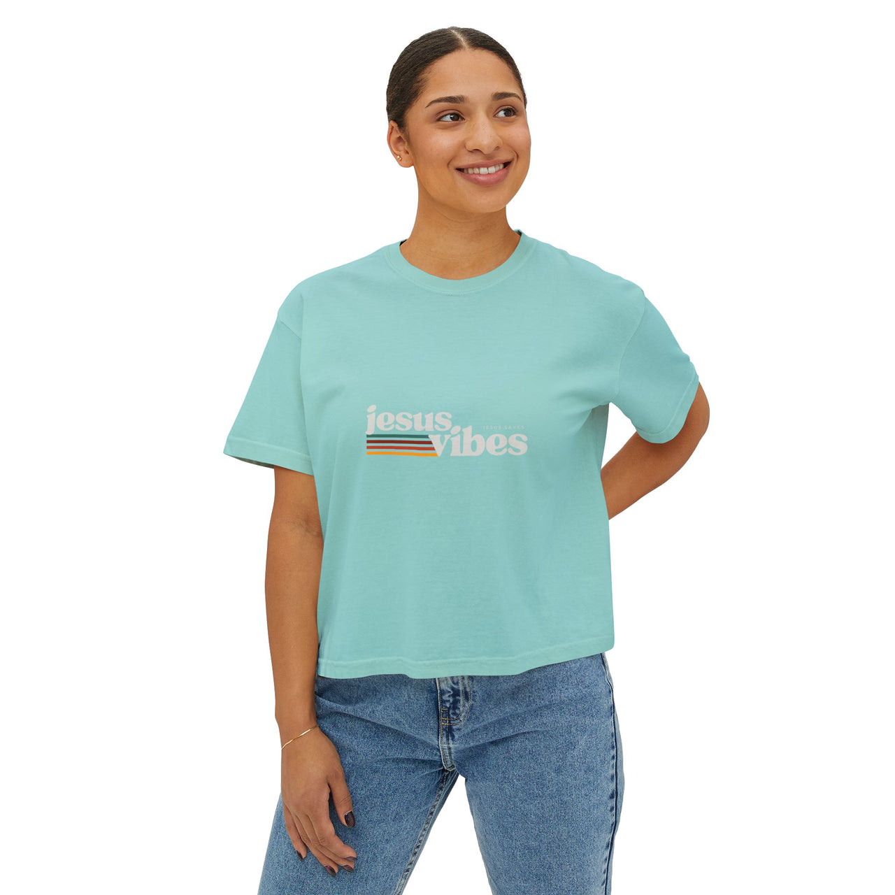JESUS VIBES - BOXY TEE