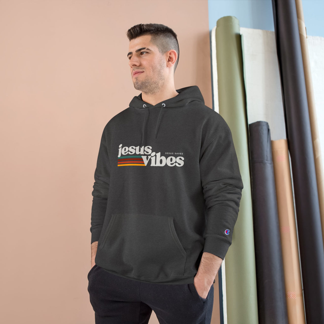 JESUS VIBES - CHAMPION HOODIE