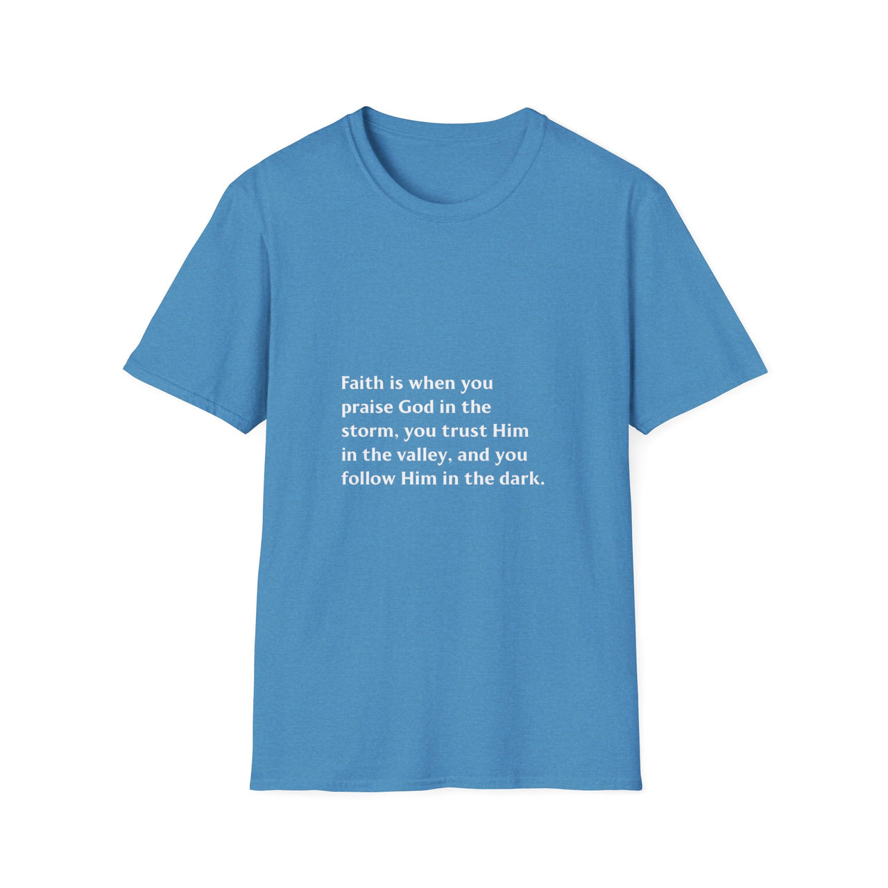 FAITH IS WHEN YOU PRAISE GOD IN THE STORM - TEE