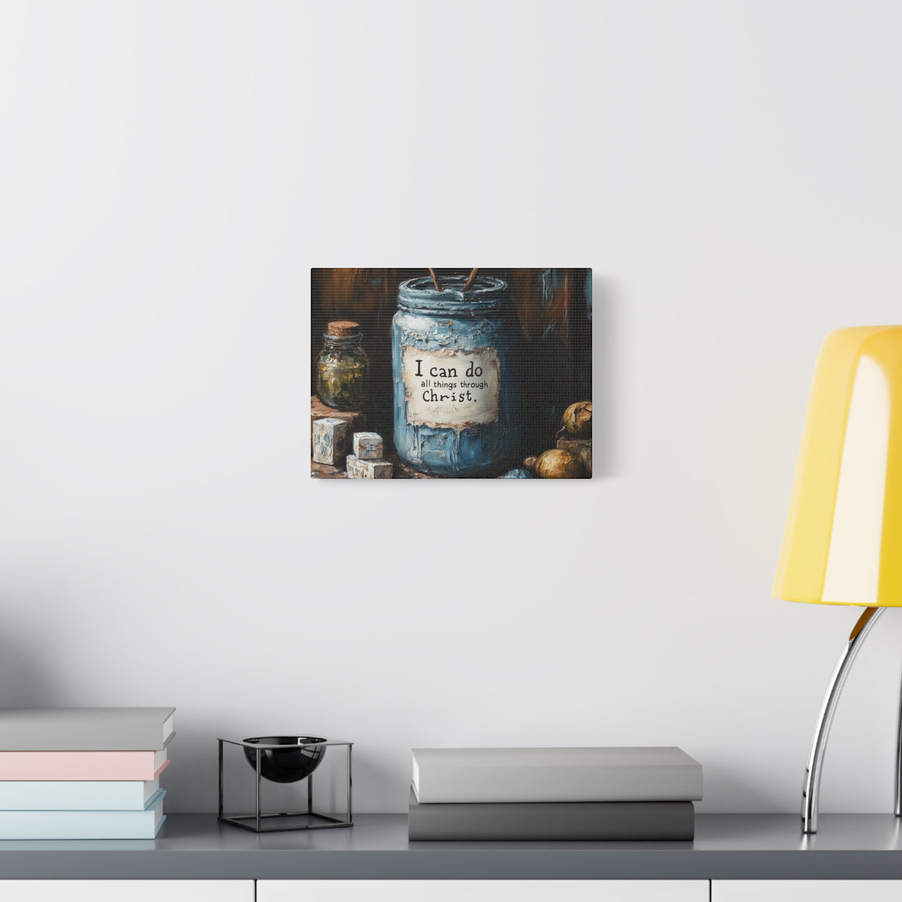 I CAN DO ALL THINGS THROUGH CHRIST - CANVAS