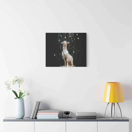 LAMB IN THE STARS - CANVAS