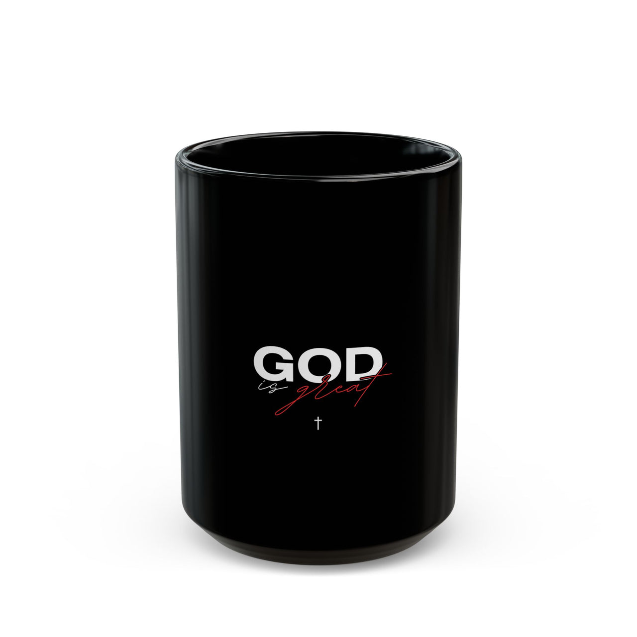 GOD IS GREAT - BLACK MUG