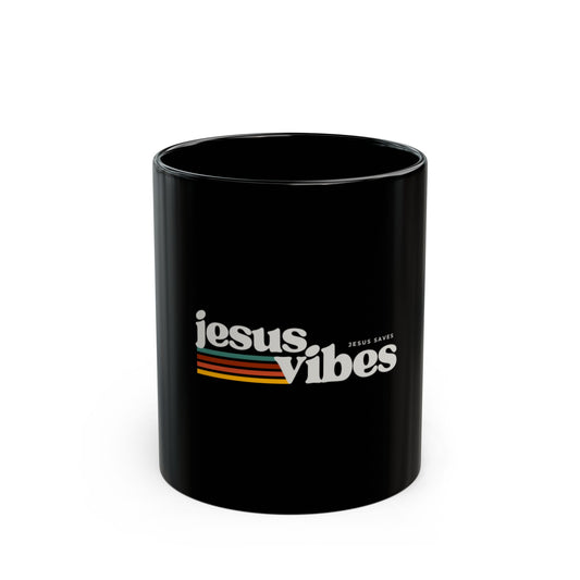 JESUS VIBES - BLACK MUG