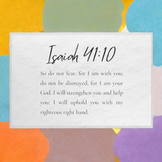 SO DO NOT FEAR, FOR I AM WITH YOU ISAIAH 41:10 - RUG