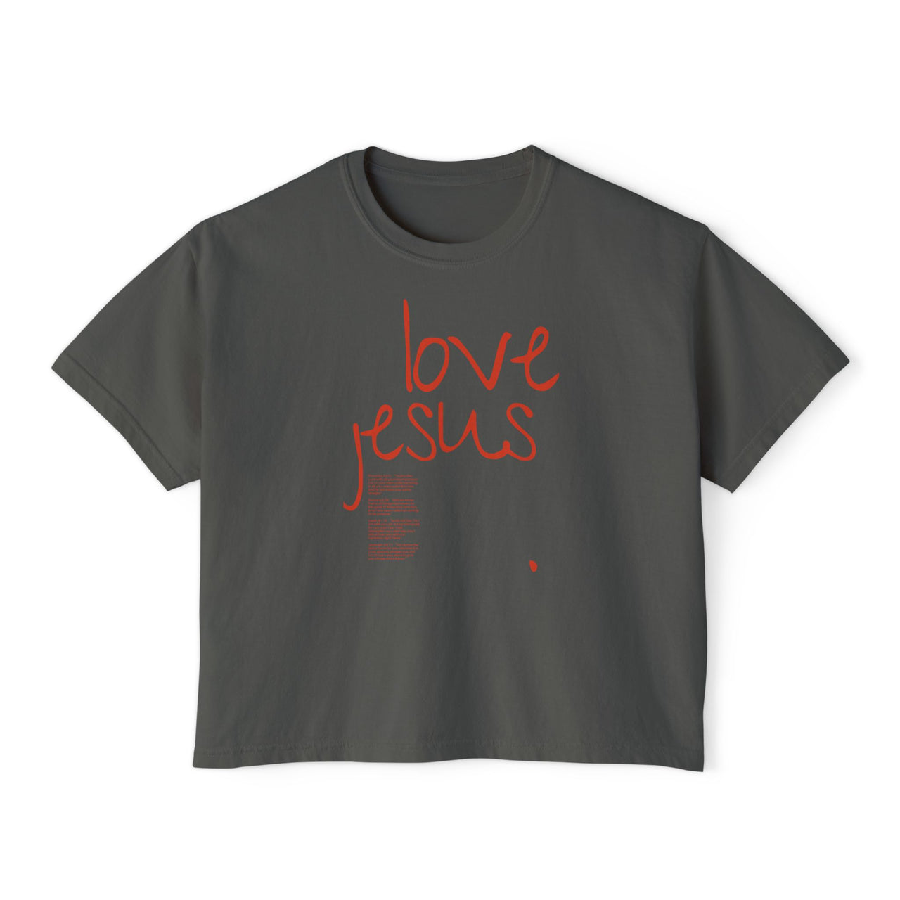 LOVE JESUS - BOXY TEE