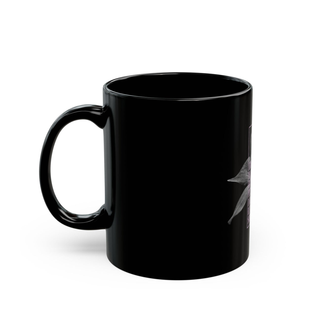 THE LORDS BEAUTY SHINES - BLACK MUG