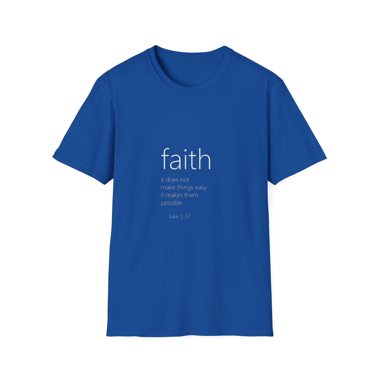 FAITH LUKE 1:37 - TEE