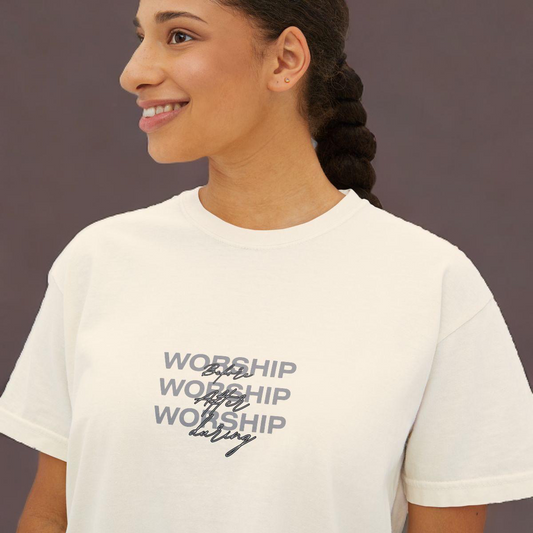 WORSHIP - BOXY TEE