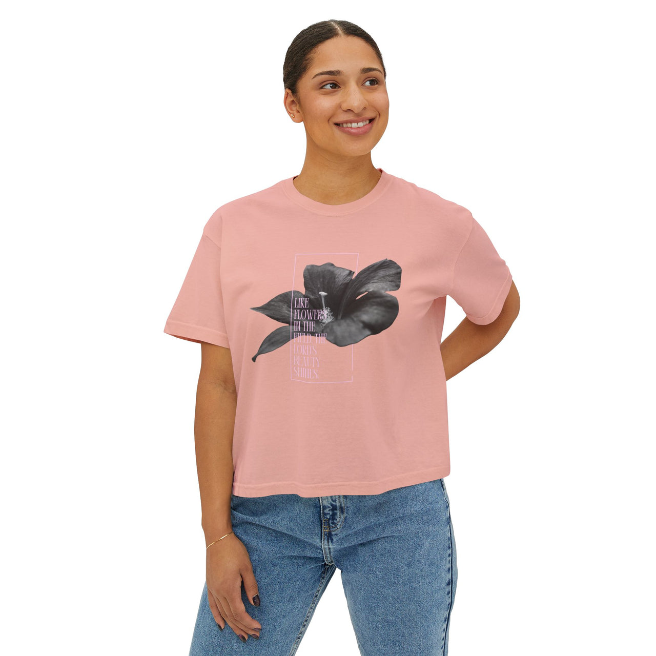 THE LORDS BEAUTY SHINES - BOXY TEE