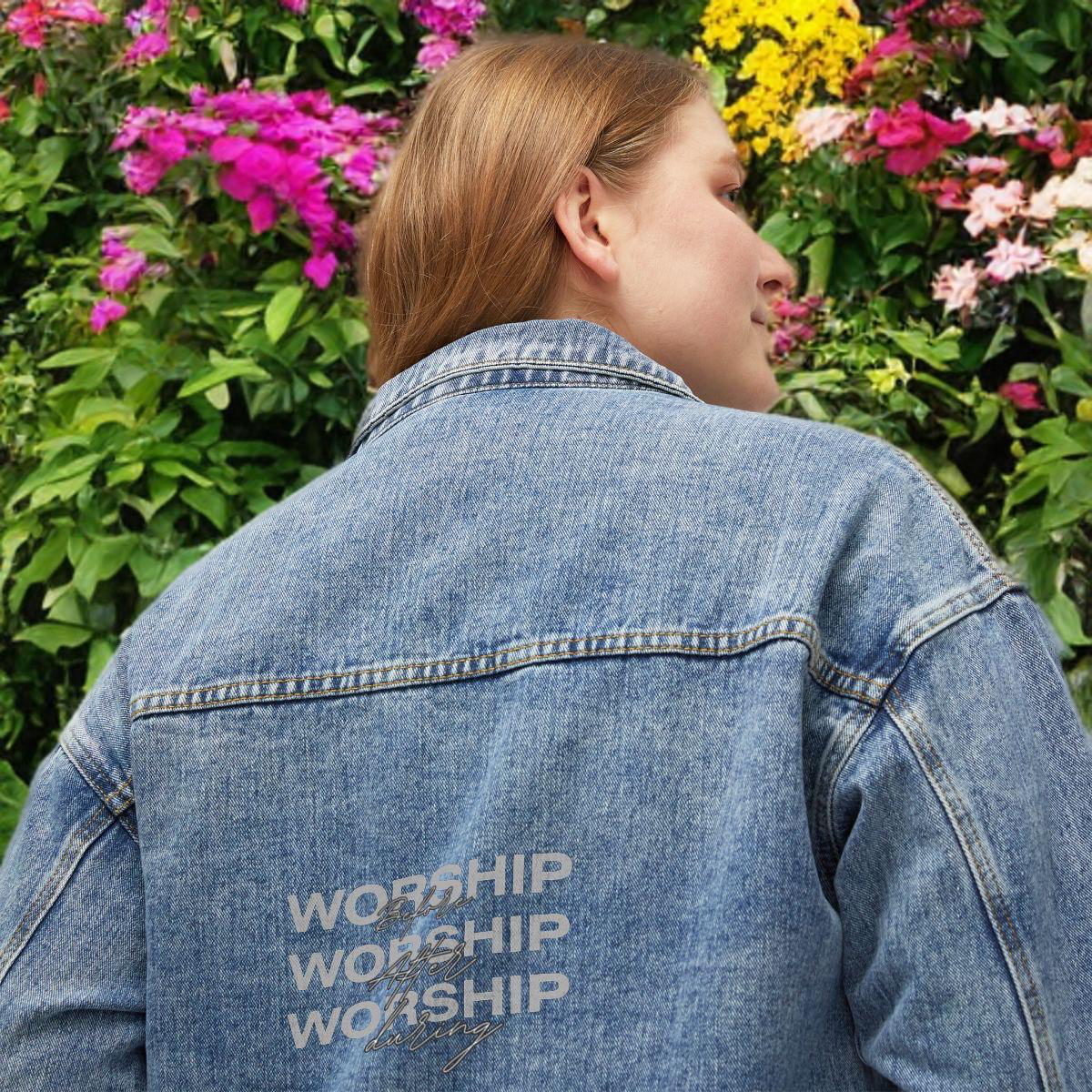 WORSHIP - WOMENS DENIM JACKET
