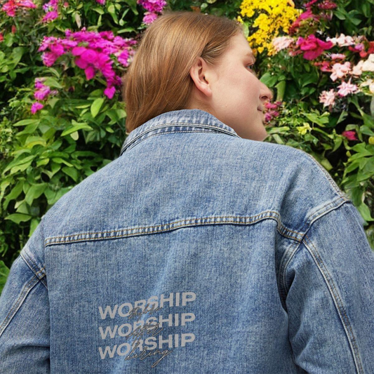 WORSHIP - WOMENS DENIM JACKET