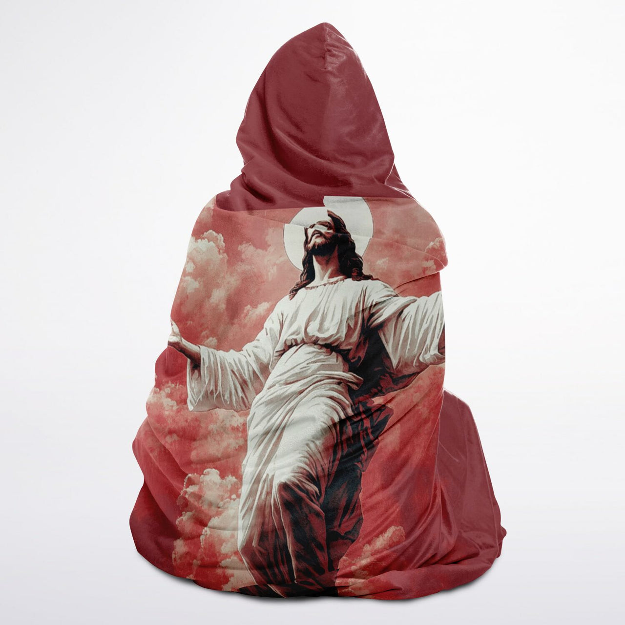 ASCENDING JESUS - HOODED BLANKET