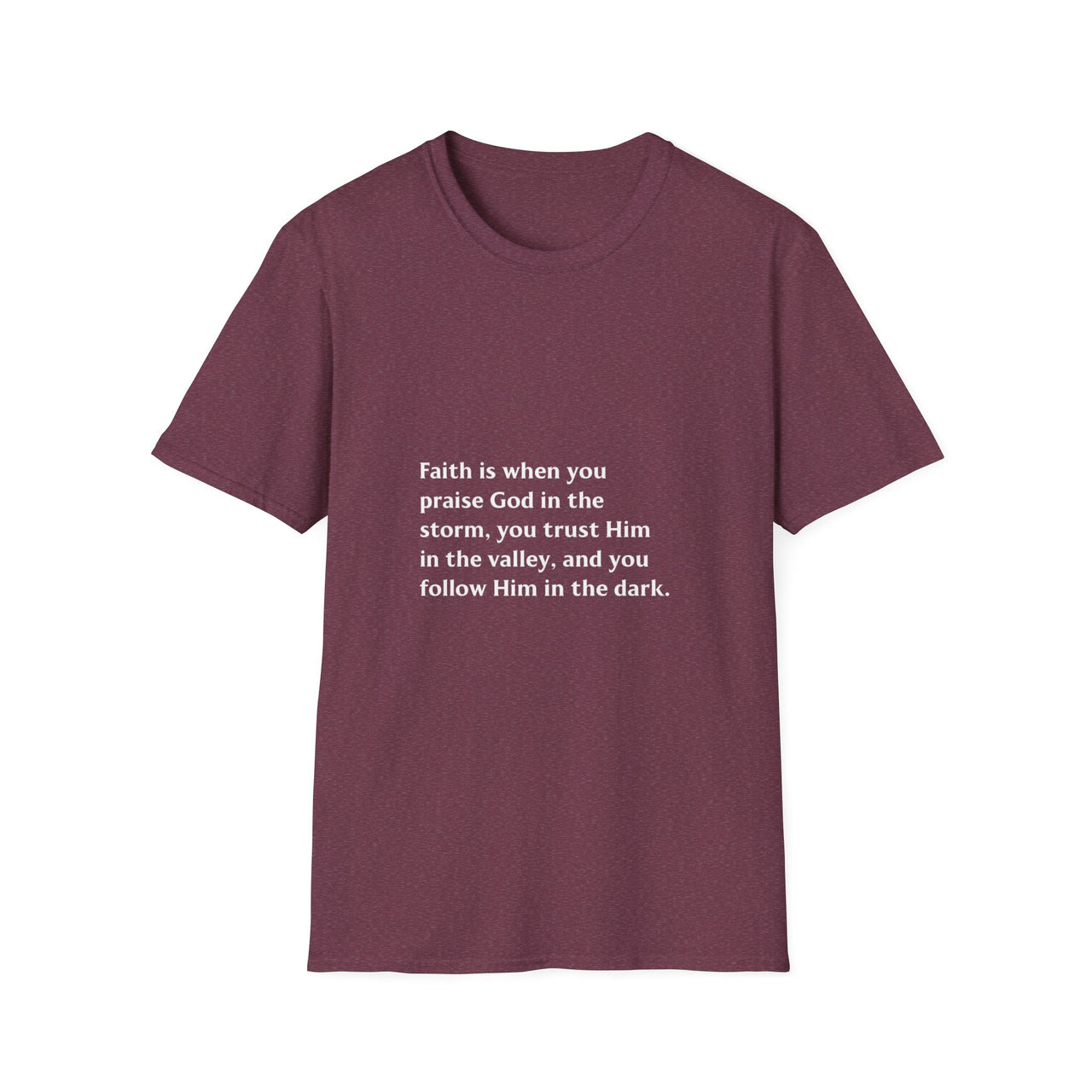 FAITH IS WHEN YOU PRAISE GOD IN THE STORM - TEE