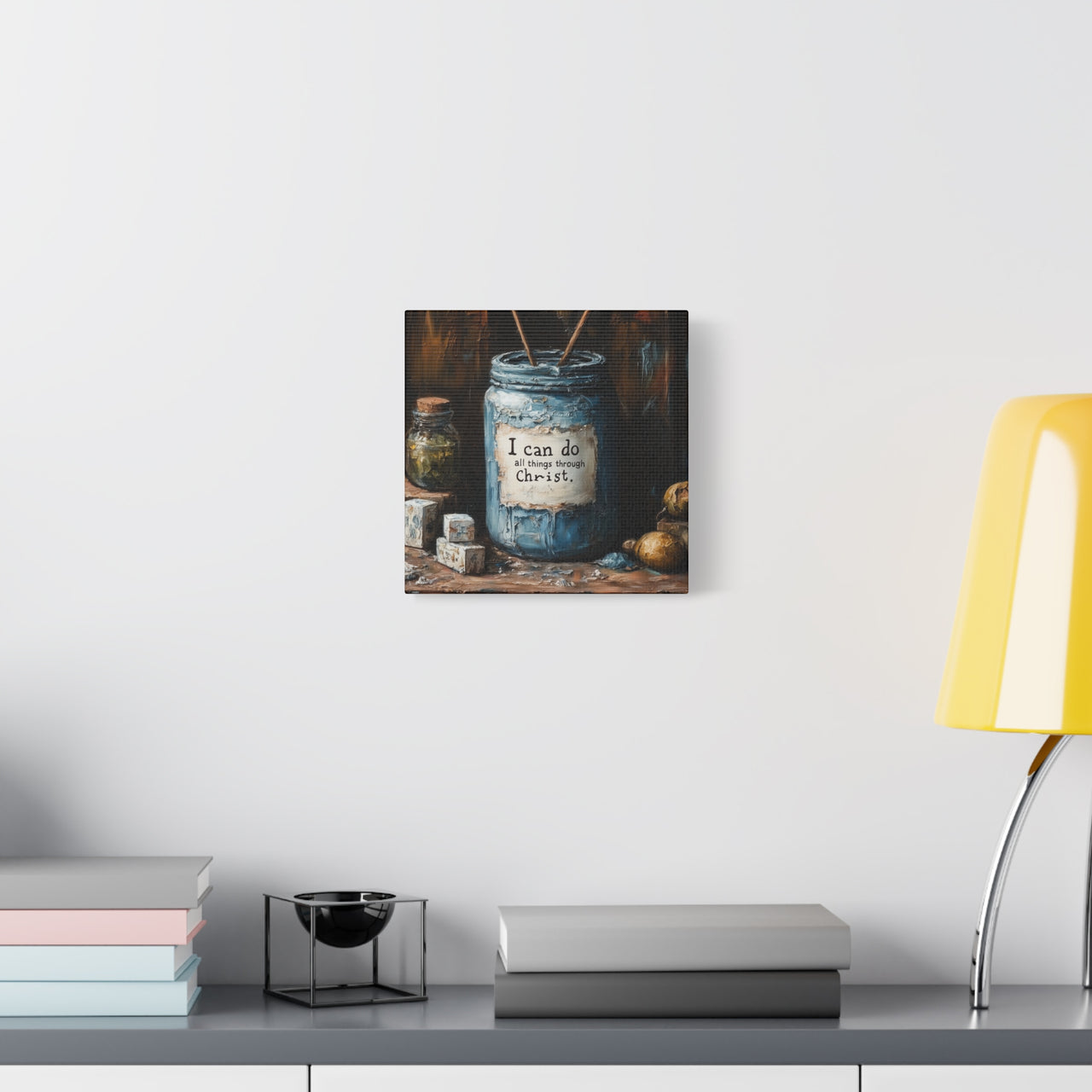 I CAN DO ALL THINGS THROUGH CHRIST - CANVAS