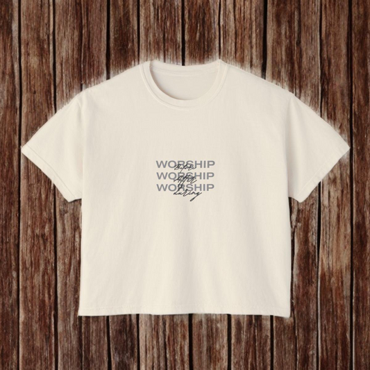 WORSHIP - BOXY TEE