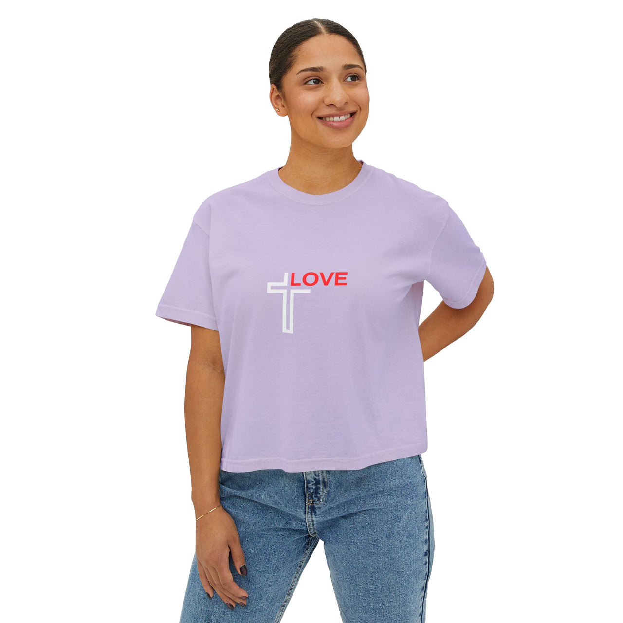 LOVE - BOXY TEE