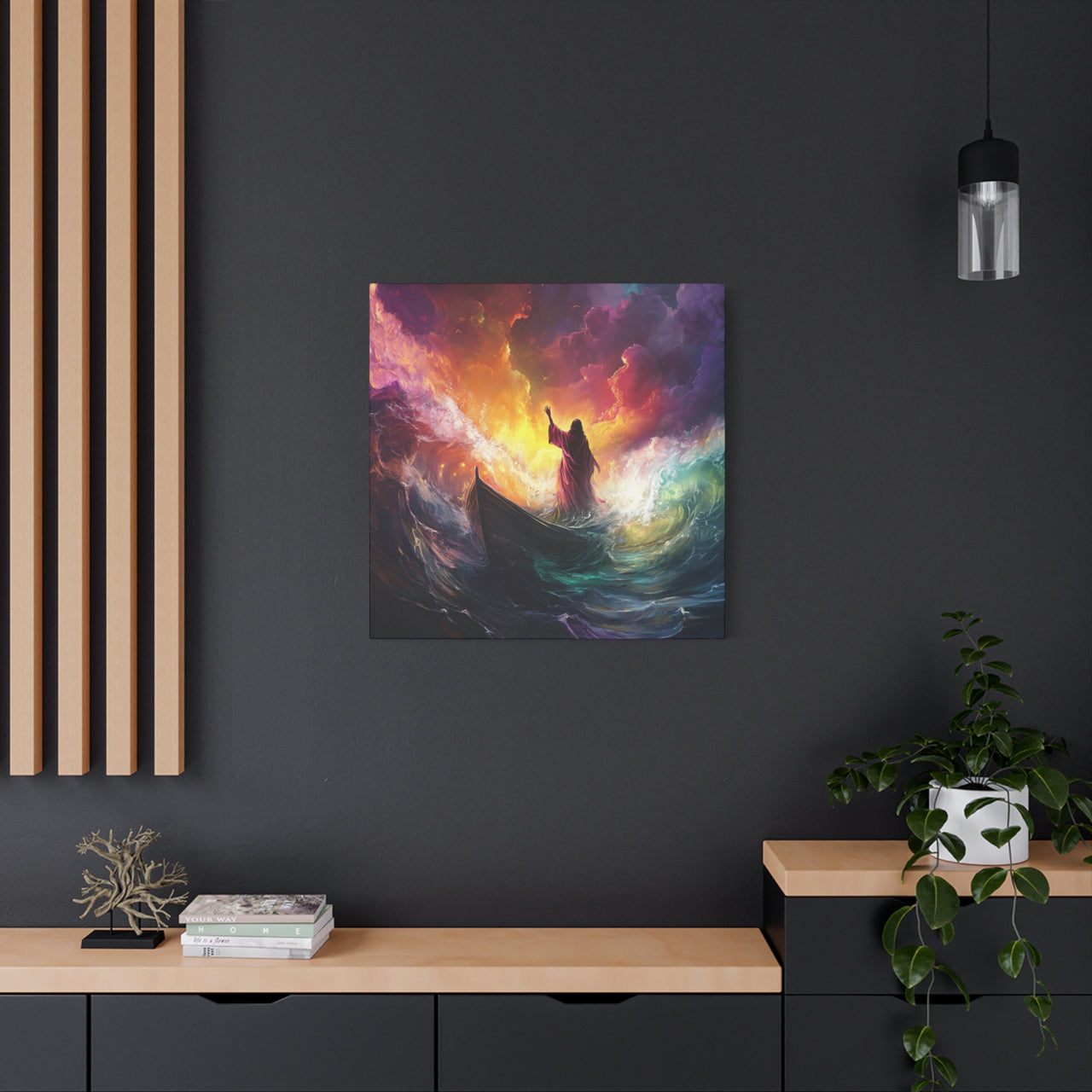 JESUS MOVING OCEANS CANVAS