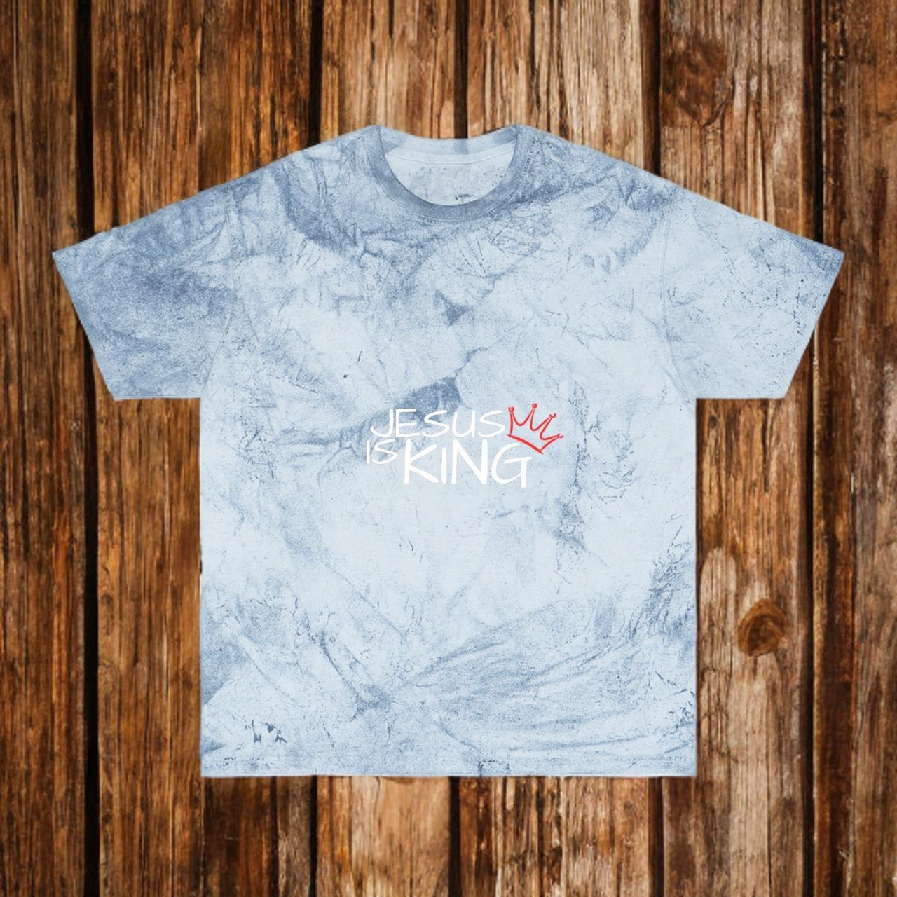 JESUS IS KING - COLOR BLAST TEE